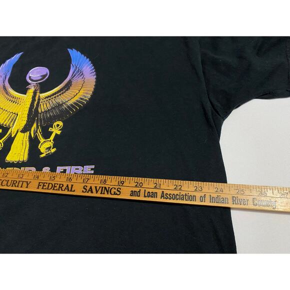 Vintage Earth, Wind & Fire “It Begins With A Dream” Tour T-Shirt Size 2XL Black - Picture 5 of 11